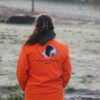 veste softshell orange L'amour avec un grand A