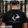 T-shirt noir (L'amour avec un grand A)