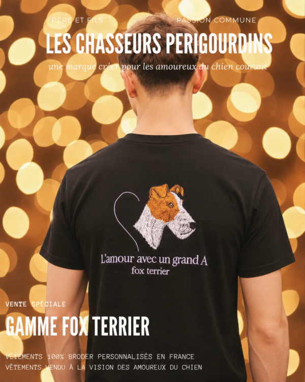 T-shirt noir (L'amour avec un grand A)
