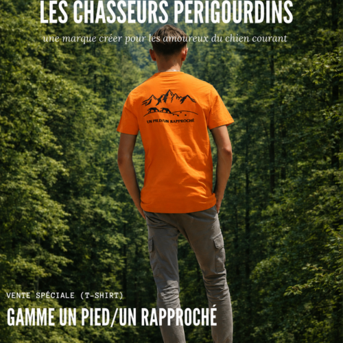 t-shirt  (un pied/un rapproché)